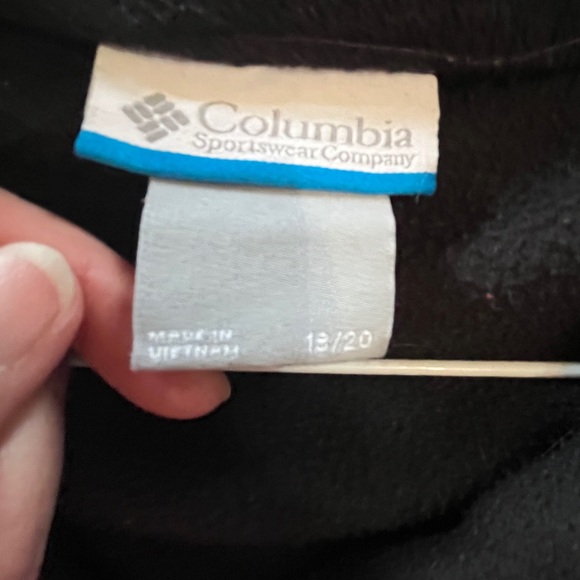 Kid’s XL Columbia full zip fleece size 18-20 (fits like a woman’s xs or small) - Picture 2 of 5